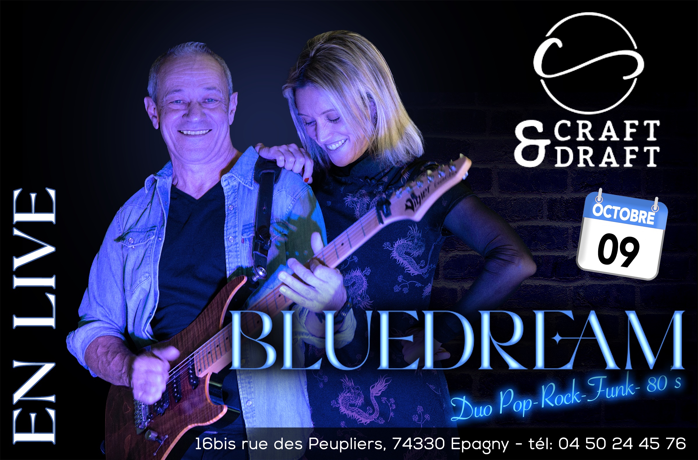 En live au Craft & Draft le 09 octobre