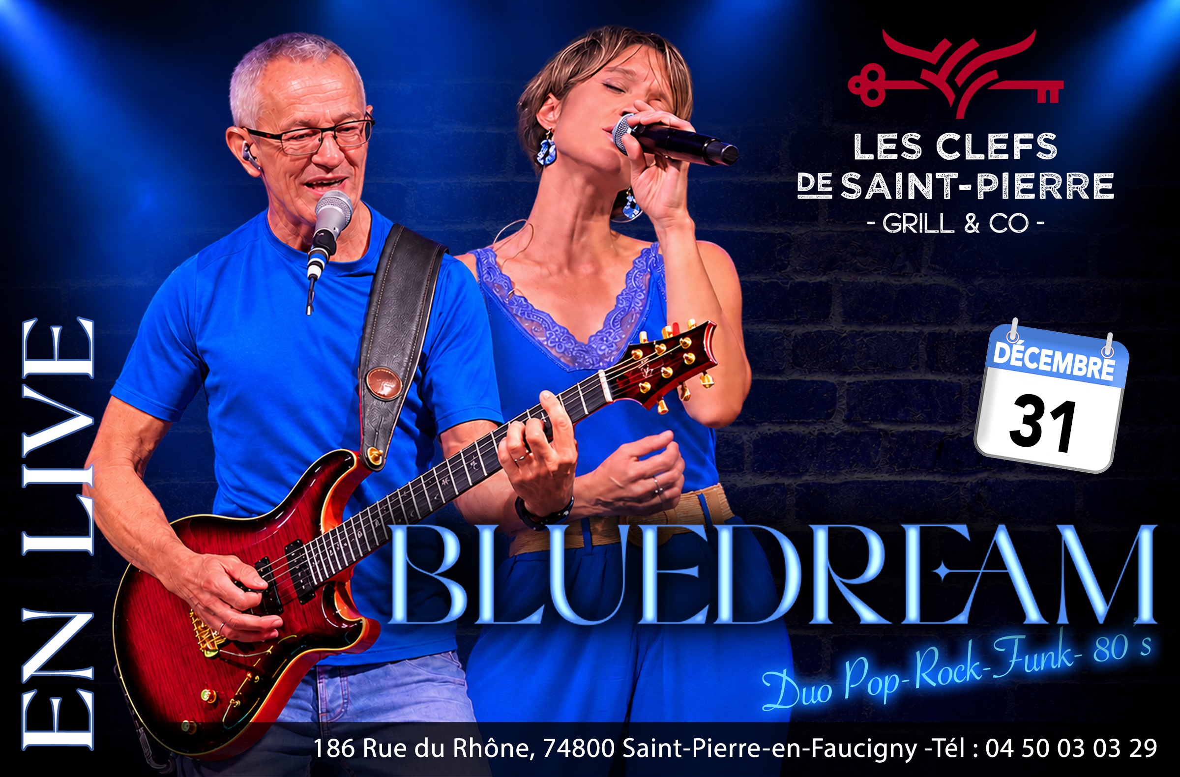 Soir&eacute;e Saint Sylvestre Cl&eacute;s de Saint-Pierre